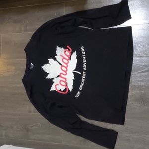 3/$25 - Joe Fresh Black Long Sleeve Canada T-Shirt
